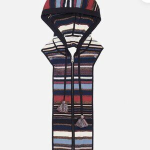 Veronica Beard Lupe Metallic Striped Dickey Insert